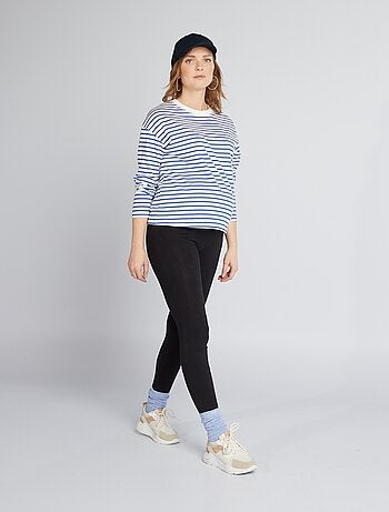 Legging grossesse long en jersey uni