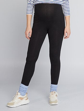 Legging grossesse long en jersey uni