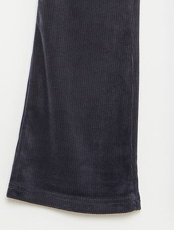 Legging large en velours