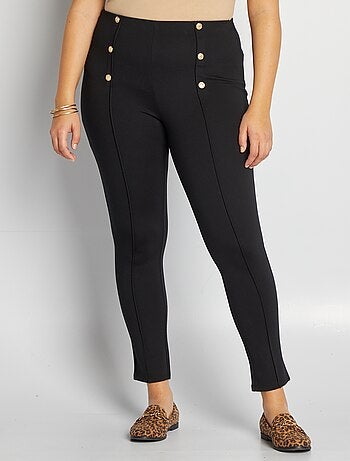 Legging long avec boutons fantaisies