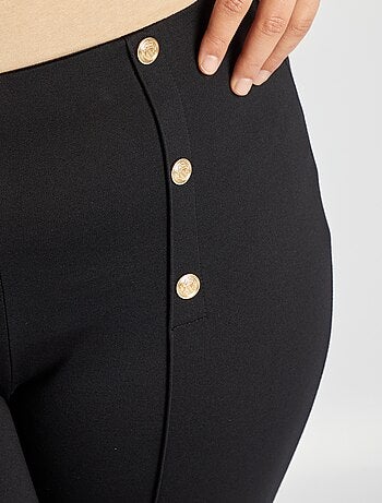 Legging long avec boutons fantaisies