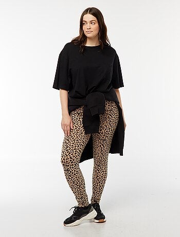 Legging long léopard