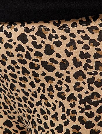Legging long léopard