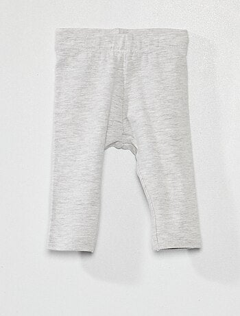 Legging long uni en maille jersey