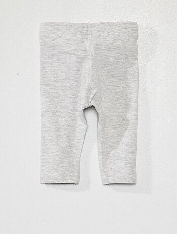 Legging long uni en maille jersey