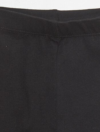 Legging long uni en maille jersey
