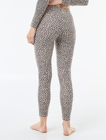 Legging stretch thermorégulateur taille élastique