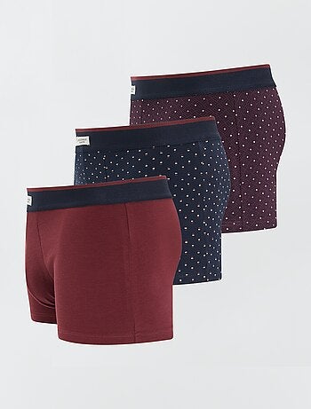 Lot 3 boxers stretch