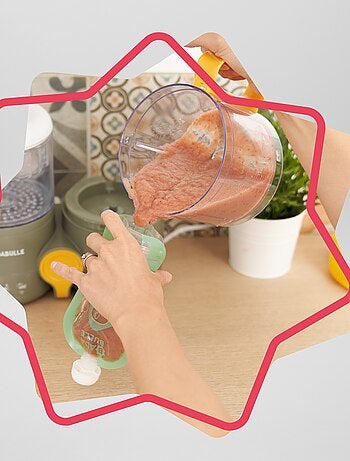 Lot de 15 gourdes réutilisable 'Badabulle'