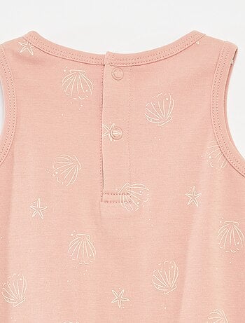 Lot de 2 barboteuses courtes