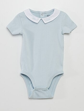 Lot de 2 bodies à col claudine