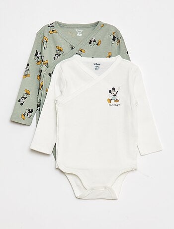 Lot de 2 bodies 'Disney' 'Mickey'