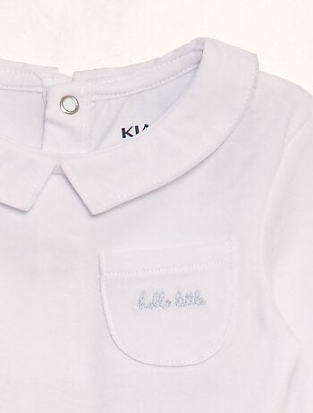 Lot de 2 bodies en coton stretch