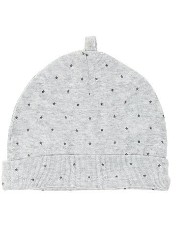 Lot de 2 bonnets coton bio 'éco-conception' - Kiabi