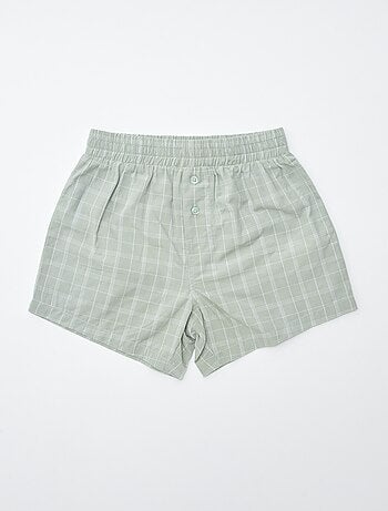 Lot de 2 boxers à carreaux