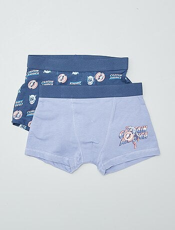Lot de 2 boxers 'Captain America'