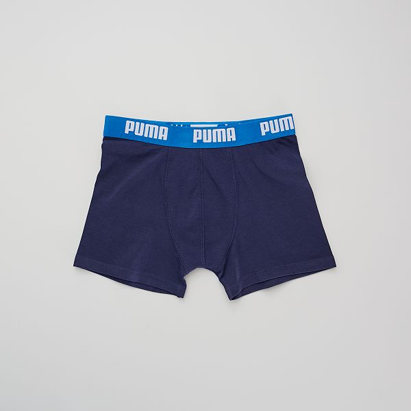 Lot de 2 boxers 'Puma' garcon adolescent - bleu - Kiabi - 13,00€