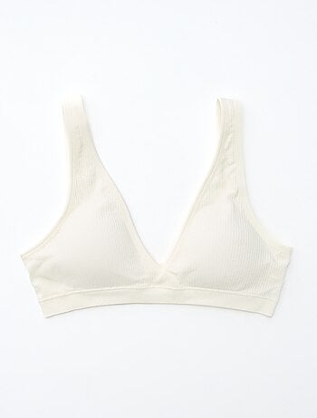 Lot de 2 brassières côtelées sans coutures