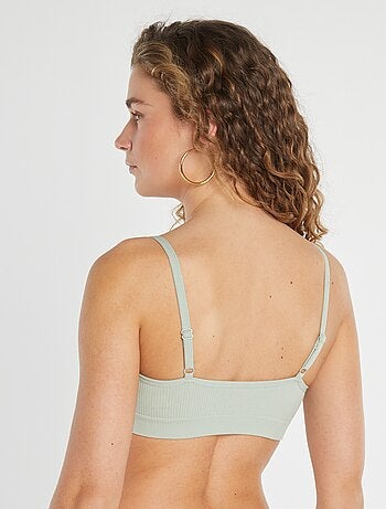 Lot de 2 brassières côtelés