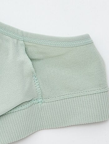 Lot de 2 brassières côtelés