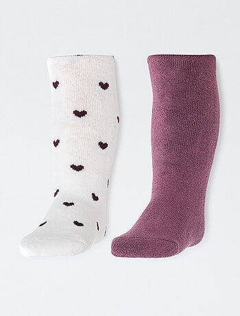 Lot de 2 collants chauds