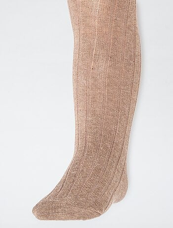 Lot de 2 collants côtelés chauds