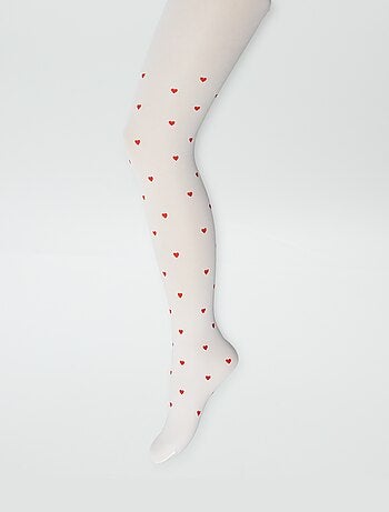 Lot de 2 collants légers fantaisie