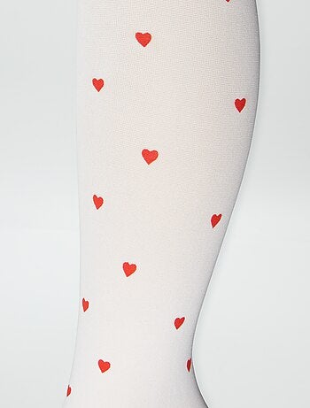 Lot de 2 collants légers fantaisie