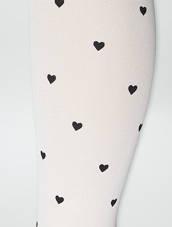 Lot de 2 collants légers fantaisie