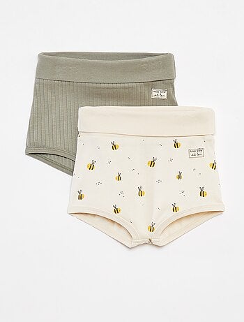 Lot de 2 culottes à enfiler - cradle to cradle
