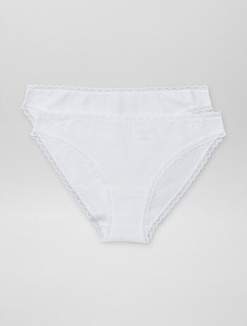 Lot de 2 culottes en coton