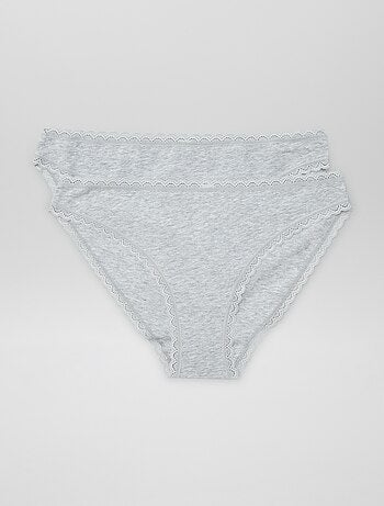 Lot de 2 culottes en coton