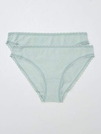 Lot de 2 culottes en coton