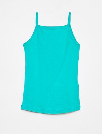 Lot de 2 débardeurs en coton stretch