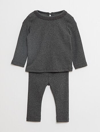 Lot de 2 ensemble t-shirt + legging - 2 pièces