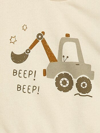 Lot de 2 ensembles pull + pantalon en coton