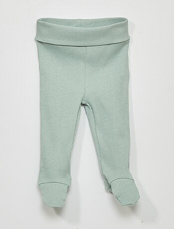 Lot de 2 leggings avec pieds