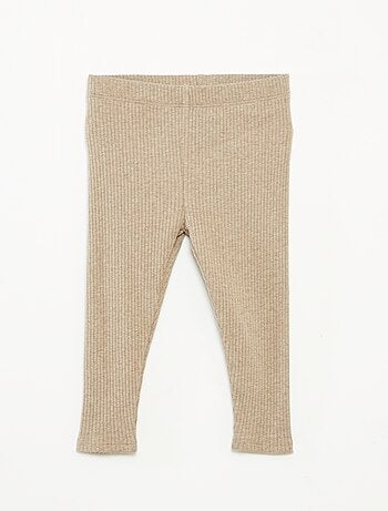 Lot de 2 leggings côtelés