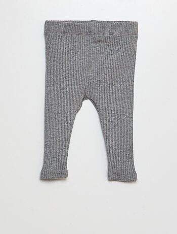 Lot de 2 leggings côtelés