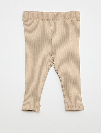 Lot de 2 leggings côtelés