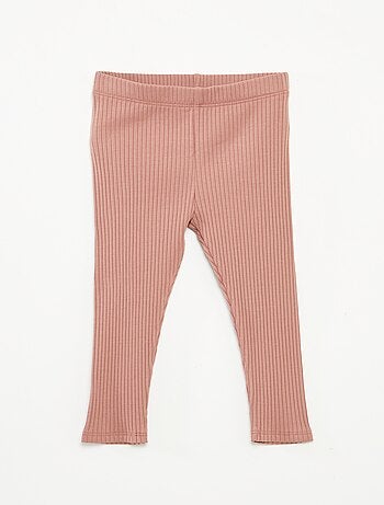 Lot de 2 leggings côtelés