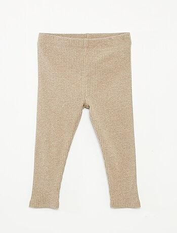 Lot de 2 leggings côtelés