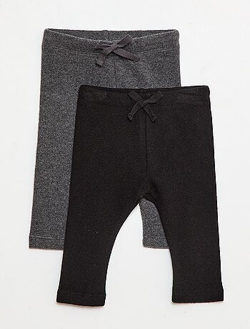 Lot de 2 leggins en doudou