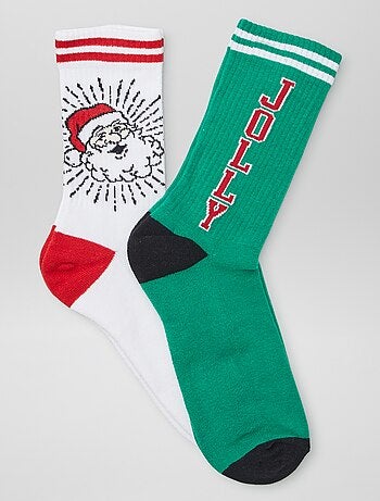 Lot de 2 paires de chaussettes