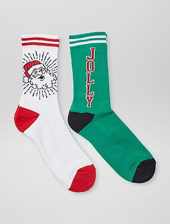 Lot de 2 paires de chaussettes