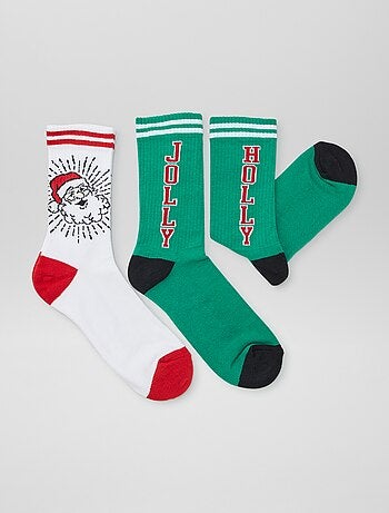 Lot de 2 paires de chaussettes