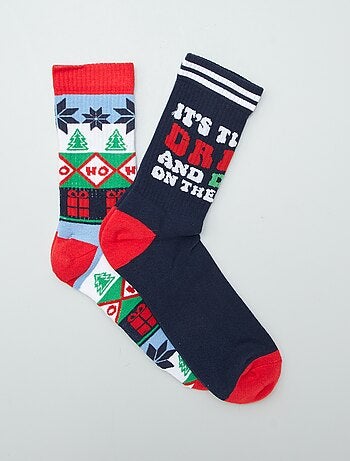 Lot de 2 paires de chaussettes