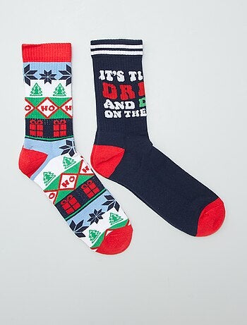 Lot de 2 paires de chaussettes