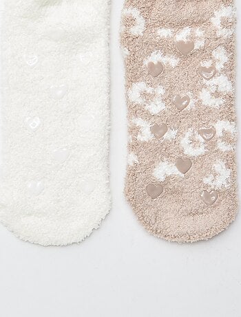 Lot de 2 paires de chaussettes chaudes