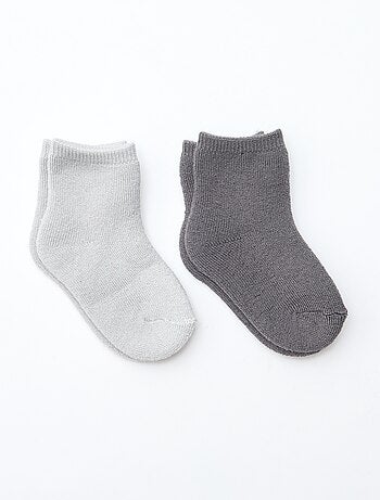 Lot de 2 paires de chaussettes fantaisie basse